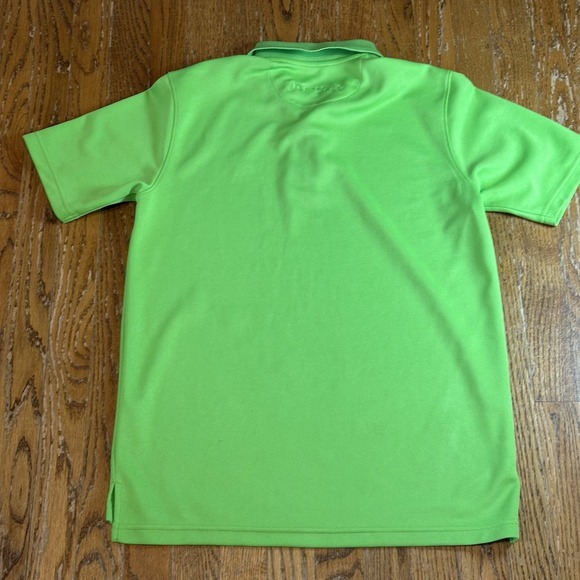 Loudmouth Polo Shirt Mens Small Green Golf Athletic Performance 100% Polyester - Picture 7 of 9